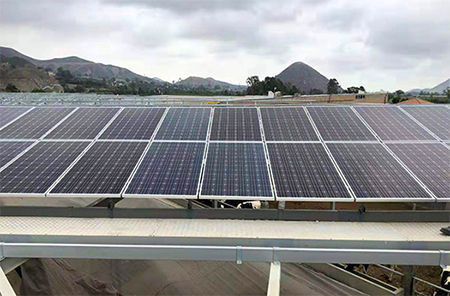 180kw solar off-grid system project for the farm in peru