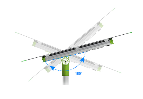 Double-Sided Solar Panel Solar Street Light(SL-X)